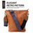 Purse Strap, 2" Cowhide Head Wide Shoulder Strap Adjustable Replacement,Retro Jacquard Embroidery Multi-Pattern Crossbody Bag Straps for Handbag,Crossbody Bags,Shoulder Bags(Vintage Purple)