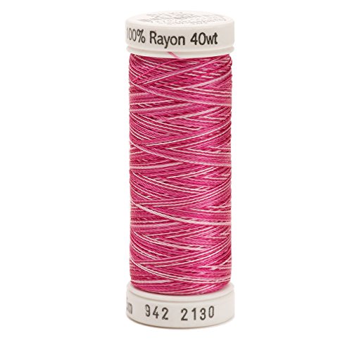 Sulky Of America 268d 40wt 2-Ply Variegated Rayon Thread, 250 yd, Fuchsias