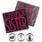 Little Sister - Embroidered Iron on Patches for Women Bikers, Rockers | Ladies, Girls Hipster Sew on or Iron on Applique Patches for Bags, Jeans, Jackets, T-Shirt 3.54X3.14 in