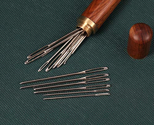 YKLbpd Large Eye Blunt Sewing Needle, 15 Pcs Tapestry Darning Embroidery Needle, Suitable for Crochet Project, with Sewing Needle Case for