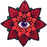The Aztec Eye Patch Embroidered Applique Iron On Sew On Emblem