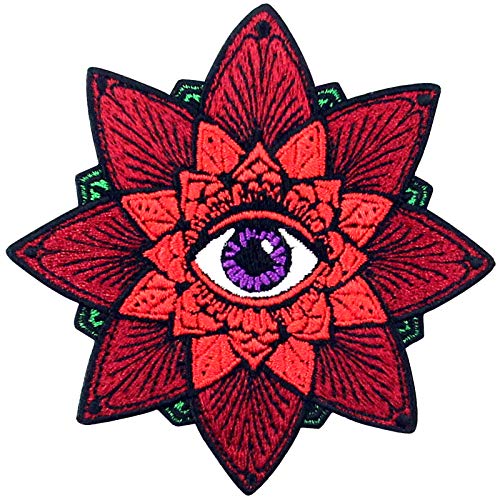 The Aztec Eye Patch Embroidered Applique Iron On Sew On Emblem