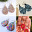 3 Pcs Resin Earring Mold Resin Jewelry Molds Tear Drop Earring Silicone Molds Epoxy Casting Molds Teardrop Shape Resin Molds Pendant Molds with Hanging Hole, Jewelry Making DIY Craft Tools Size S M L