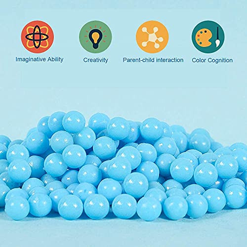 Water Fuse Beads Kit 5mm 36 Colors 8500 Beads Creative Refill Set Magic Water Sticky Beads DIY Art Crafts Toys for Kids Beginners (36 Colors 8500 Beads)