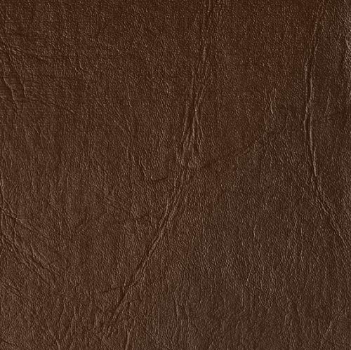 VViViD Brown Weatherproof Faux Leather Finish Marine Vinyl Fabric (5ft x 54")