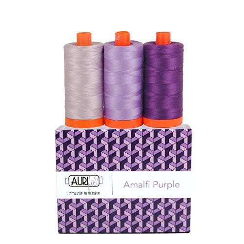 Aurifil Thread CB AmalfiPurple 3pc