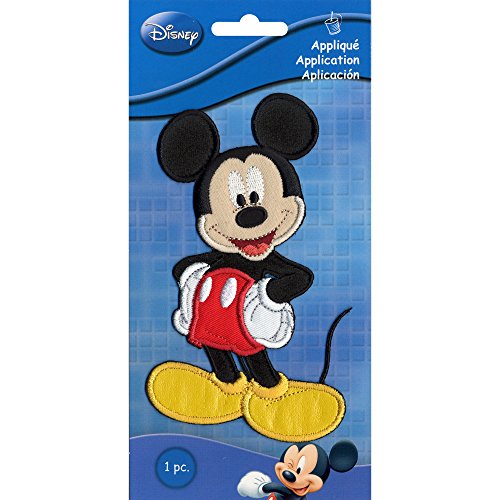 Disney Sew-On Applique-Mickey Mouse 3-1/4"X5-1/2" 1/Pack