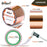 Copper Tape Conductive Adhesive - Double-Sided 2 Inches x 12 Yards Copper foil Tape for Stained Glass, Soldering, DIY Crafts, Shielding, Guitar Repairs, Grounding & Paper Circuits