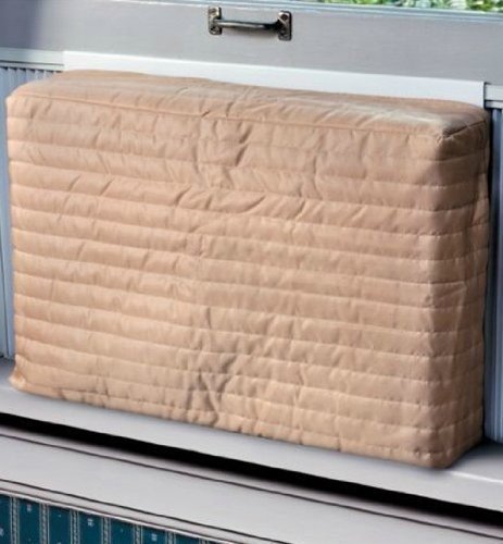 Indoor Air Conditioner Cover (Beige) (Medium - 15 -17"H x 22 -25"W x 2"D)