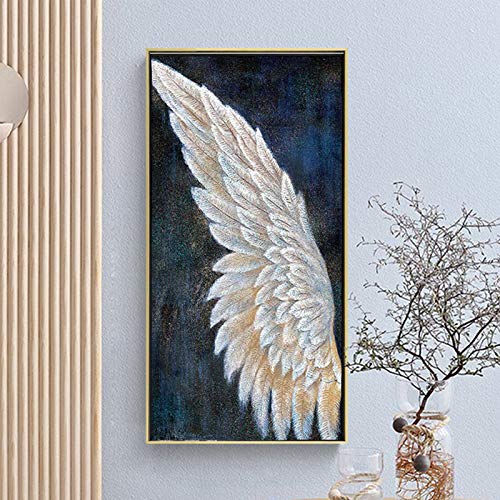 Diamond Painting Kits for Adults, DIY 5D Diamond Painting Paint Angle Wings by Number with Gem Art Drill Dotz Diamond Painting Kits for Kids for Home Wall Décor 11.8x21.65inch (2 Pack Angle Wings)