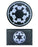 Antrix 2 Pcs Tactical Movie Film Galactic Empire Target Applique Fastener Patch Hook and Loop Military Badge Emblem Patches