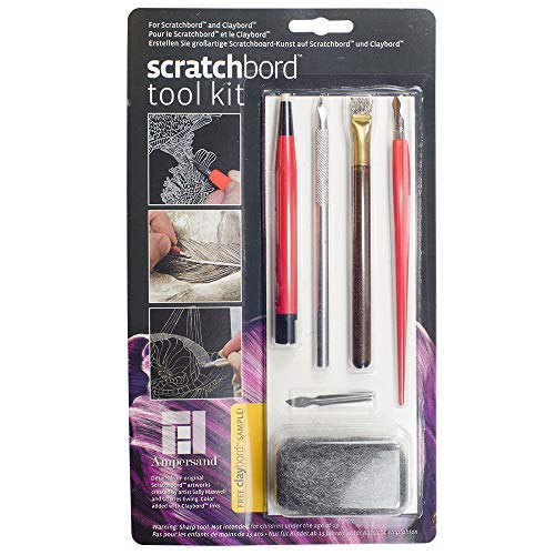Ampersand Art Supply Scratchbord Artist Tool Kit for Painting & Drawing