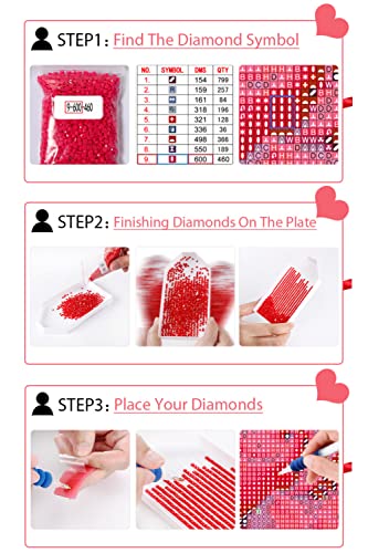 Huacan Cat Diamond Painting Kits for Adults Full Square Dril Diamond Art Crafts Paint with Diamond 5D DIY Gem Full Drill Painting Kits for Beginner 11.8x15.7inch/30x40cm