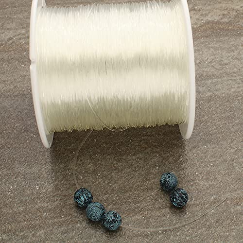 Stretch Magic Bead & Jewelry Cord - Strong & Stretchy, Easy to Knot - Clear Color - 0.8mm Diameter - 100-meter (328 ft) Spool - Elastic String for Making Beaded Jewelry