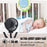 Portable Stroller Fan, Use As Power Bank, 65H 12000mAh Battery Operated Fan Flexible Tripod Baby Car Seat Fan, Personal Mini Handheld/Desk/Small Clip On Fans For Stroller, Carseat, Beach, Bed, Camping