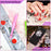 Resin Diamond Painting Pen with Drill Pen Picking Heads & Glue Clay Handmade Diamond Art DIY Drill Pen with Diamond Painting Tools & Accessories 5D Diamond Painting Tool Kit Nail Art Picker (Pink)