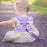 Toddler Harness Leash + Anti Lost Wrist Link, Accmor Kids Butterfly Harnesses with Children Leashes, Cute Baby Leash Walking Assistant Wristband Strap Tether for Girls Outdoor (Purple)