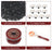 Wax Seal Set, HOSAIL 300pcs Black Wax Sealing Beads, 1pcs Wooden Wax Seal Warmer, 1pcs Melted Spoon and 10pcs Candles for Wax Sealing Stamp Kit