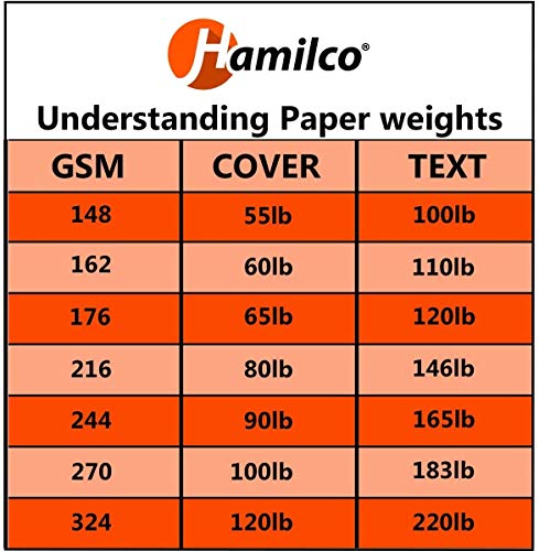 Hamilco White Cardstock Thick 11x17 Paper - Heavy Weight 80 lb Cover Card Stock 25 Pack