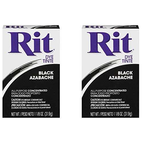 Rit All-Purpose Powder Dye, Black (2 pack)