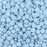 KARMELLING 500PC Light Blue Acrylic Alphabet Flat Round Beads Letter Beads Coin Spacer Beads for DIY Craft Bracelets Necklace Name 7mm ( 1/4")