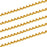 Gold Lace Trim 16 Yards Gold Gimp Braid Scroll Braid Trim Gold Metallic Swirl Trim for Sewing, Cake, Headband, Bracelet, Bag, Purse Handles (Gold)