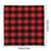 Caydo 20 Pieces Plaid Fabric Christmas Lodge Charm Pack, 5.9 inch 10 Prints Polyester Cotton Homespun Fabric Squares