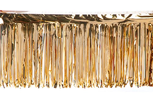 Anderson's Metallic Copper Fringe, 15 Inches x 10 Feet, Parade Float Decoration