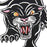 The Roaring Carnivorous Panther Patch Embroidered Applique Badge Iron On Sew On Emblem