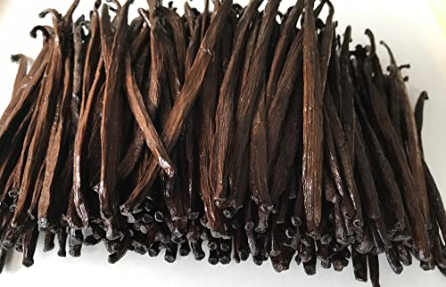 50 Grade A Madagascar Vanilla Beans. Certified USDA Organic. ~5" by FITNCLEAN VANILLA. Bulk for Extract and all things Vanilla. Fresh Bourbon NON-GMO Pods