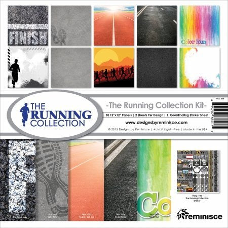 Reminisce The Running Collection Kit, Multicolor, 12" by 12", TRUC-200
