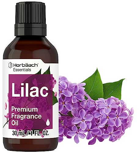 Lilac Fragrance Oil | 1 fl oz (30ml) | Premium Grade | for Diffusers, Candle and Soap Making, DIY Projects & More | by Horbaach