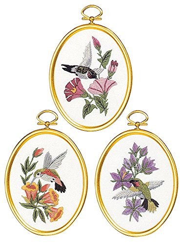 Janlynn 004-0864 Hummingbirds Cross Stitch Supplies, Multi-Colored