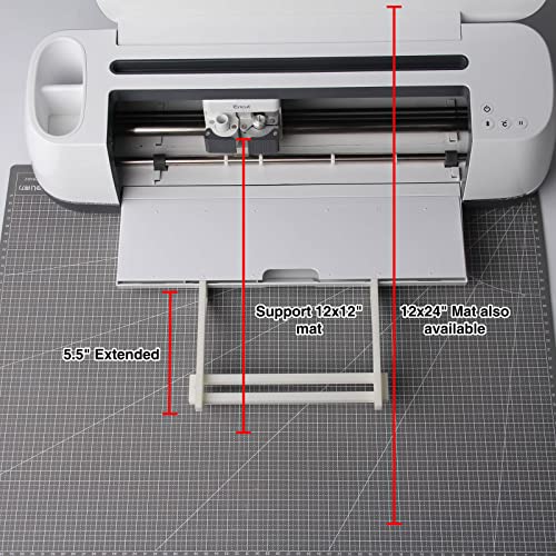 LOPASA Extension Tray Compatible with Cricut Maker 3 and Maker, Cricut Maker Tray Extender Accessories, Cricut Mat 12x12 Holder, Cricut Mat 12x24 Support Tool (Maker Series Machine Only)