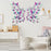 72 Pieces 3D Butterfly Wall Decals Sticker Wall Decal Decor Art Decorations Sticker Set 3 Sizes for Room Home Nursery Classroom Offices Kids Girl Boy Bedroom Bathroom Living Room (Holographic Purple)