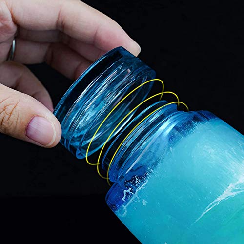 4 Style DIY Jewelry Resin Casting Molds Bottle Storage Jar with Lid Crystal Epoxy Mold Kit Handmade Craft Aromatherapy Candle Making Tool Clear Silicone Plaster Clay Mould (Cylinder Bottle)1