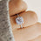 Bicheng 925 Sterling Silver CZ Ring Solitaire Crystal Women's Engagement Rings Cubic Zirconia Promise Rings Anniversary Wedding Bands for Women Girls (6#)
