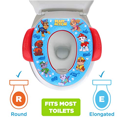 Nickelodeon PAW Patrol"Rescue Pups" Soft Potty Seat and Potty Training Seat - Soft Cushion, Baby Potty Training, Safe, Easy to Clean