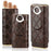 FANKAI Cigar Case with Cigar Cutter-PU Leather Cigar Humidor-Travel Cigar Accessories with Cedar Wood Lining-Cigar Box for 2-4 Cigars