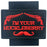 I'm Your Huckleberry Patch Embroidered Tactical Applique Army Morale Hook & Loop Emblem, Red
