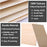 16 Pieces Unfinished Basswood Sheets 11.8 x 11.8 Inch, 1/16” 2MM Thin Wood Board Sheet for Crafts, Square Craft Plywood for DIY School Projects Wood Burning Pyrography Miniature Building Painting