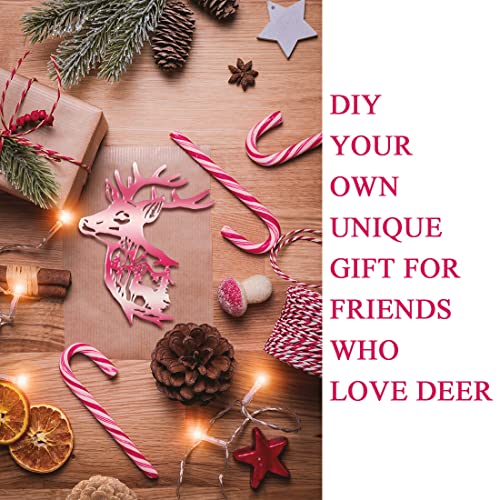 Deer Wall Hanging Resin Silicone Mold, Deer Antlers Epoxy Casting Mold for Wall Hanging Decor, DIY Christmas Elk Door Wall Art Home Party Unique Decoration