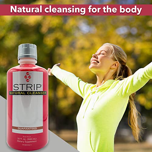 Strip Detox Drink, Extra Strength Cleansing - Potent Deep System Cleanser Fruit Punch Flavor (32 oz)