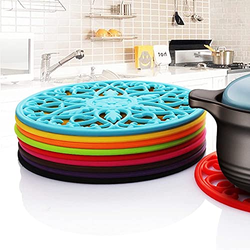 Mandala Coaster Resin Molds 2pcs Large Silicone Coaster Molds for Resin Hollow Flower Tray Epoxy Molds 3D Geode Design Shiny Silicone Molds for Home Decoration Coaster Resin Casting Mold Set