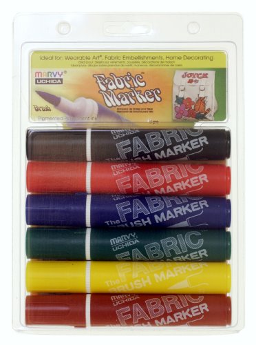 Uchida Of America Brush Fabric Marker, Assorted