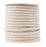 Mandala Crafts 6mm 20 Yards Natural Soft Drawstring Replacement Rope Upholstery Crochet Macramé Cotton Welt Trim Piping Cord