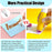 Nezyo Adhesive Glue Pens Crafting Fabric Pen Liquid Glue Pen Provides Point Application for Die-Cuts Glitter Card Making Quilting Crafts Supplies (3 Pieces)