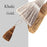 Fenghuangwu Colorful Tassel Key Tassel DIY Accessories for Curtain and Home Decoration-beige-4PCS