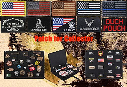 45x30 inch Tactical Patch Display Panel Patch Wall Display Board Patch Storage Holder Patch Frame for Collecting & Showing Military Army Combat Morale Uniform Hook and Loop Emblems Badge Patch-XL