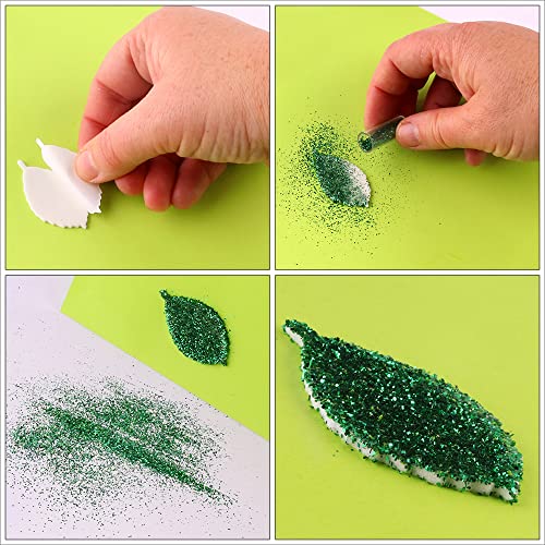 3L Corporation Self-Adhesive Scrapbook Foam Embellishment Shapes, Leaves
